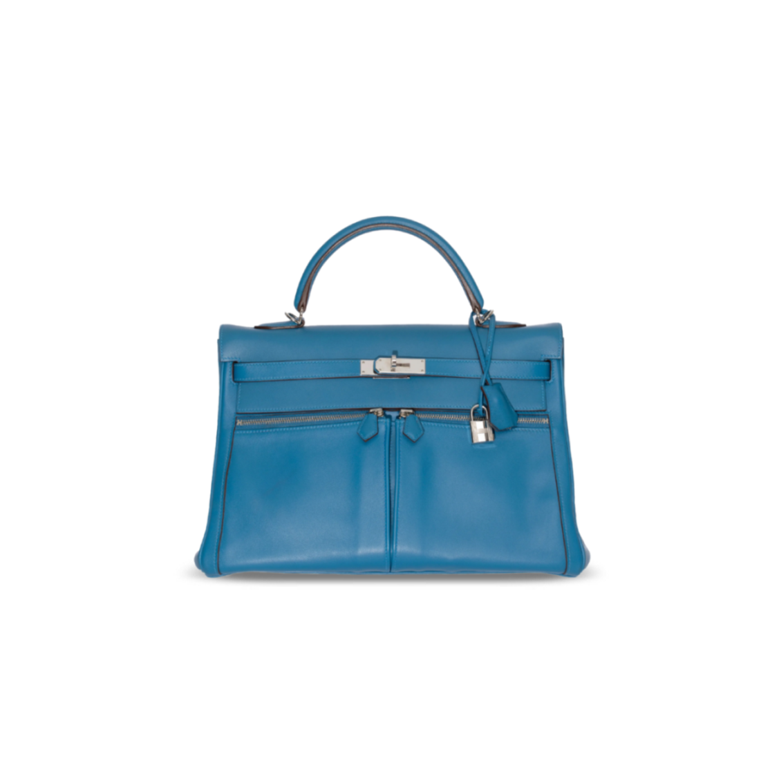 H**me5 master kelly lakis 35 blue hydra swift palladium hardware (35*24*12cm)